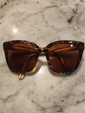 Michael Kors Tortoiseshell Sunglasses with Brown Lenses
